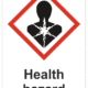 Označenie obalov nebezpečných látok - GHS symboly s textom: Health hazard