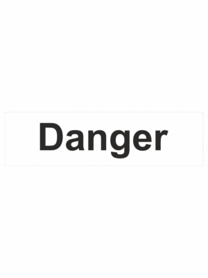 Označenie obalov nebezpečných látok - Signálné slovo GHS: Danger