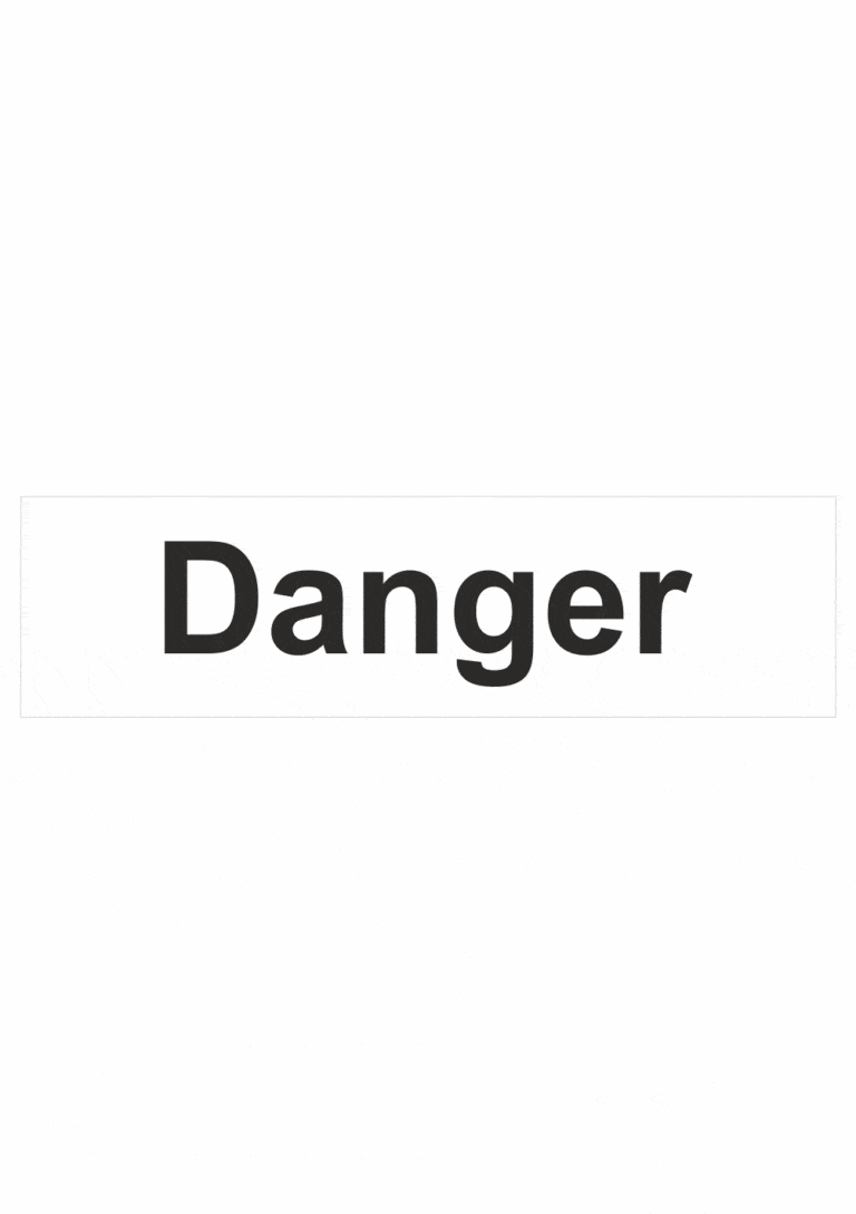 Označenie obalov nebezpečných látok - Signálné slovo GHS: Danger