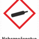 Označenie obalov nebezpečných látok - Výstražné symboly GHS/CLP s textom Nebezpečenstvo: Plyny pod tlakom
