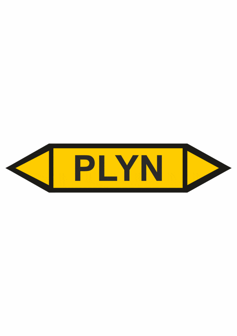 Značenie potrubí - Obojsmerné šípky bez symbolu: Plyn
