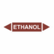 Značenie potrubí - Obojsmerné šípky bez symbolu: Ethanol