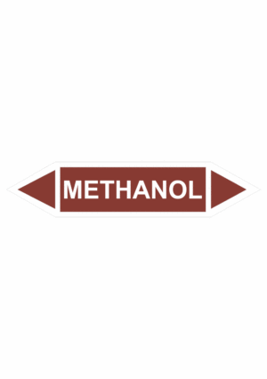 Značenie potrubí - Obojsmerné šípky bez symbolu: Methanol