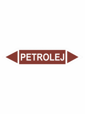 Značenie potrubí - Obojsmerné šípky bez symbolu: Petrolej