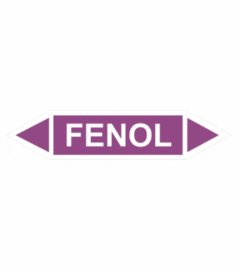 Značenie potrubí - Obojsmerné šípky bez symbolu: Fenol