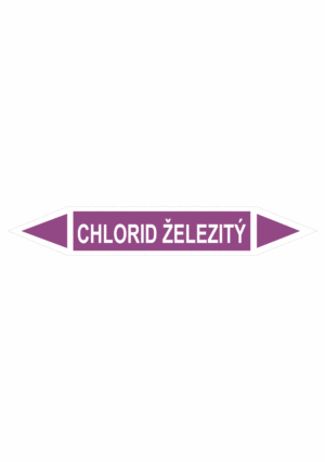 Značenie potrubí - Obojsmerné šípky bez symbolu: Chlorid železitý