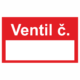 Značenie potrubie: Ventil číslo – červená