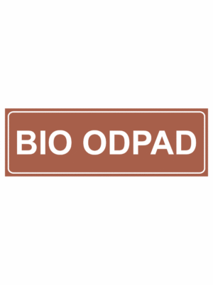 Označenie obalov nebezpečných látok - Separovaný odpad: Bio odpad