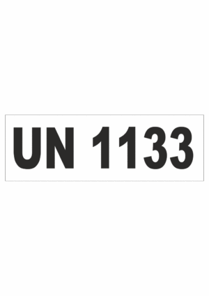 Označenie obalov nebezpečných látok - UN čísla a nápisy: UN 1133
