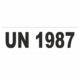 Označenie obalov nebezpečných látok - UN čísla a nápisy: UN 1987