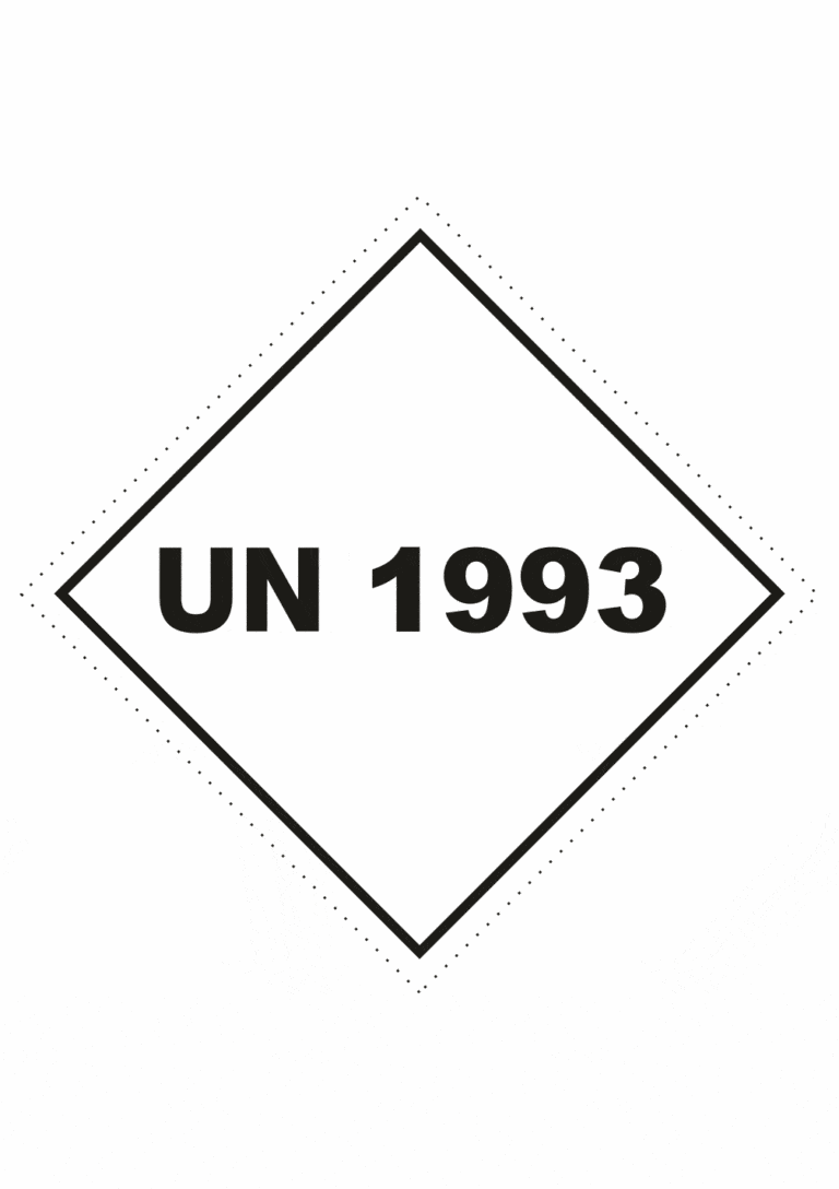 UN 1993 horľavé kvapaliny KRIŽAN