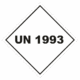 Označenie obalov nebezpečných látok - UN čísla a nápisy: UN 1993 (Kosočtverec)