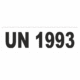 Označenie obalov nebezpečných látok - UN čísla a nápisy: UN 1993