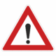 Plechové dopravné značky - Výstražné značenie: Iné nebezpečenstvo