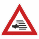 Plechové dopravné značky - Výstražné značenie: Hmla