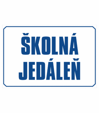Značenie budov a priestorov: Školná jedáleň (Text)