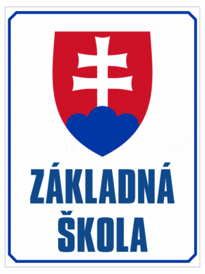Značenie budov a priestorov: Základná škola + Státný symbol