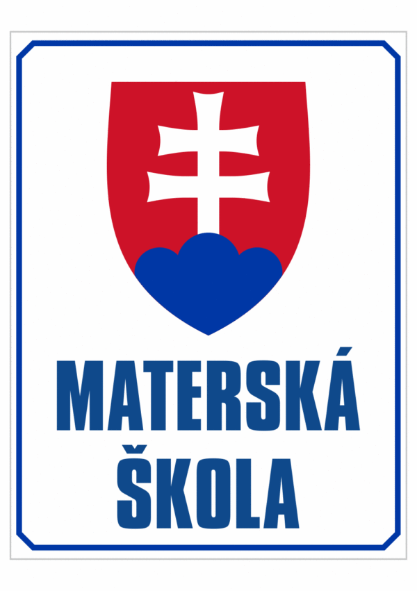 Značenie budov a priestorov: Materská škola + Státný symbol