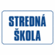 Značenie budov a priestorov: Stredná škola (text)