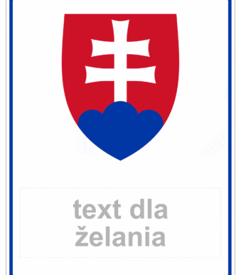 Značenie budov a priestorov: Státný znak SK + text
