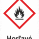 Označenie obalov nebezpečných látok - GHS symboly s textom: Horľavé