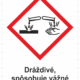 Označenie obalov nebezpečných látok - GHS symboly s textom: Dráždivé, sposobuje vážné poškodenie zraku