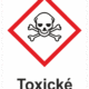 Označenie obalov nebezpečných látok - GHS symboly s textom: Toxické