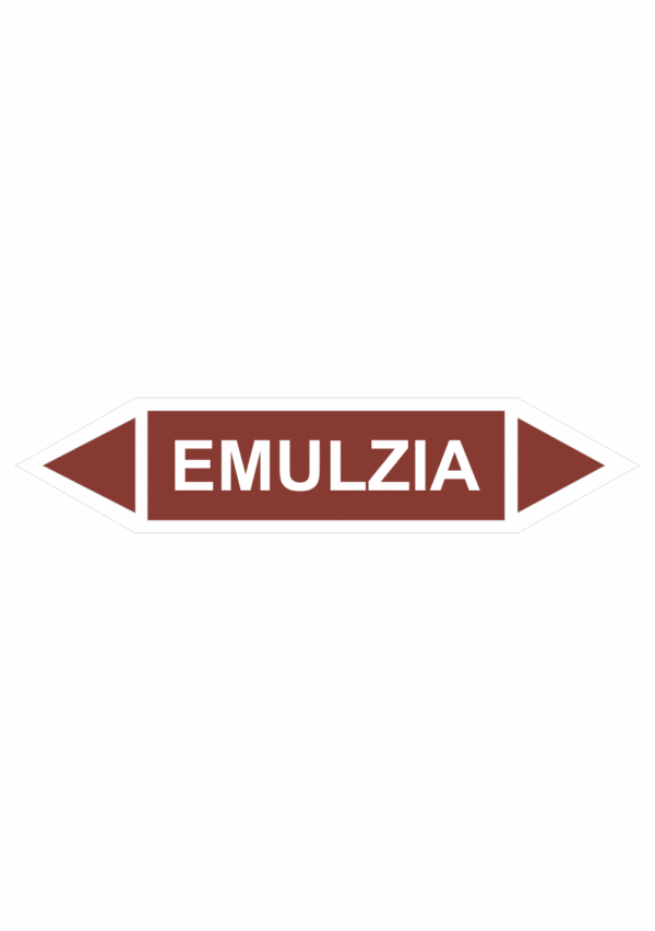 Značenie potrubí - Obojsmerné šípky bez symbolu: Emulzia