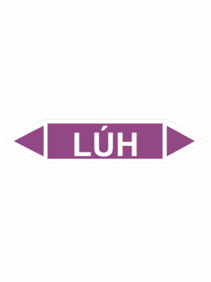 Značenie potrubí - Obojsmerné šípky bez symbolu: Lúh