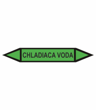 Značenie potrubí - Obojsmerné šípky bez symbolu: Chladiaca voda