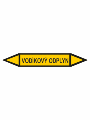 Značenie potrubí - Obojsmerné šípky bez symbolu: Vodíkový odplyn