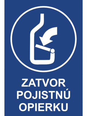 Značenie budov a priestorov - Zimné strediska a rezorty: Zatvor pojistnú opierku
