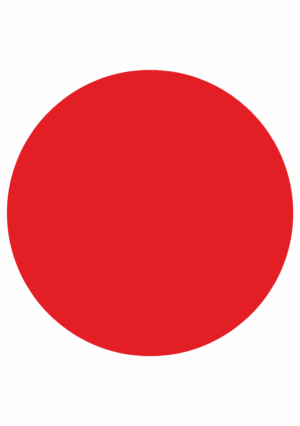 Značenie budov a priestorov - Miesta pre palety: Kruh červený