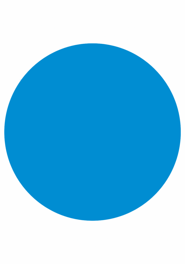 Značenie budov a priestorov - Miesta pre palety: Kruh modrý