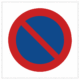 Dopravní značenie - Plastové dopravné značky: Zákaz statia