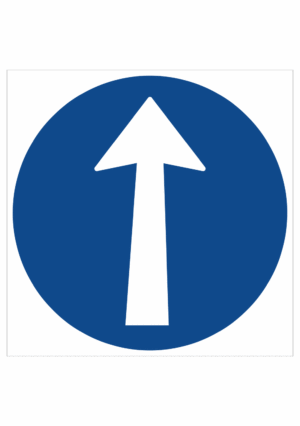Dopravní značenie - Plastové dopravné značky: Prikázaný smer