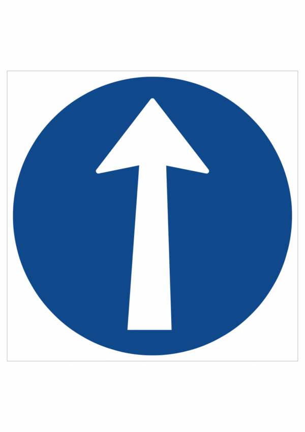 Dopravní značenie - Plastové dopravné značky: Prikázaný smer