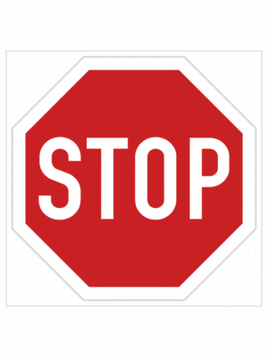 Dopravní značenie - Plastové dopravné značky: STOP