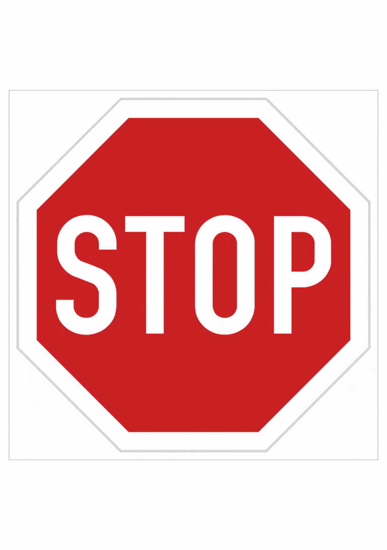 Dopravní značenie - Plastové dopravné značky: STOP