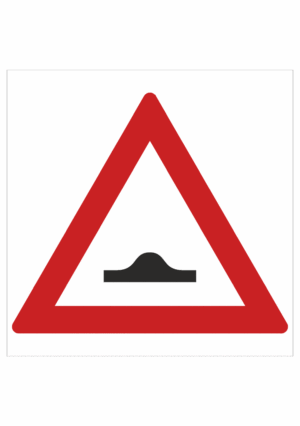 Dopravní značenie - Plastové dopravné značky: Pozor prah