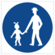 Dopravní značenie - Plastové dopravné značky: Stezka pre chodcov