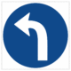 Dopravní značenie - Plastové dopravné značky: Prikázaný smer vľavo