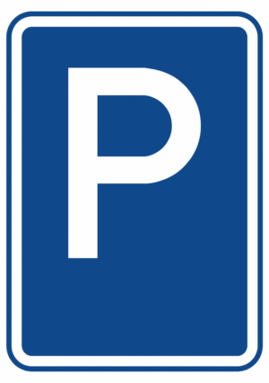 Plechové dopravné značky - Informativné značenie: Parkovisko