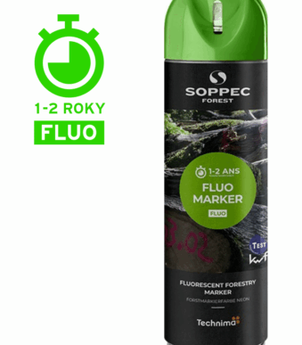 Značkovacie spreje a príslušenstvo - Lesnícké spreje: Fluo Marker zelený