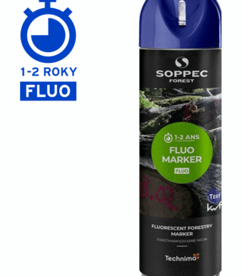 Značkovacie spreje a príslušenstvo - Lesnícké spreje: Fluo Marker modrý