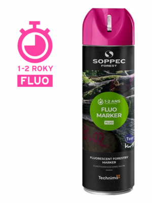 Značkovacie spreje a príslušenstvo - Lesnícké spreje: Fluo Marker růžový