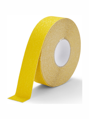 Protišmykové značenie - Abazivné pásky: Hrubozrnná páska žltá