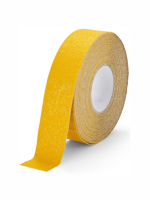 Protišmykové značenie - Abrazivné pásky: Páska na nerovné povrchy žltá