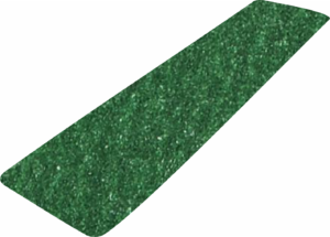 Protišmykové značenie - Abazivné pásky: Obdĺžník zelený