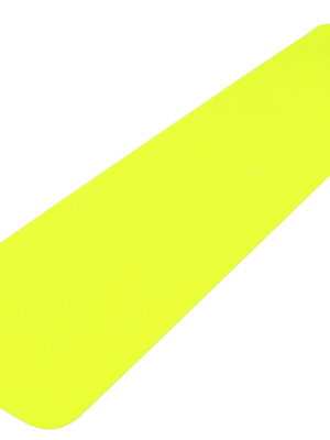 Protišmykové značenie - Abazivné pásky: Obdĺžník fluorescenčný žltý